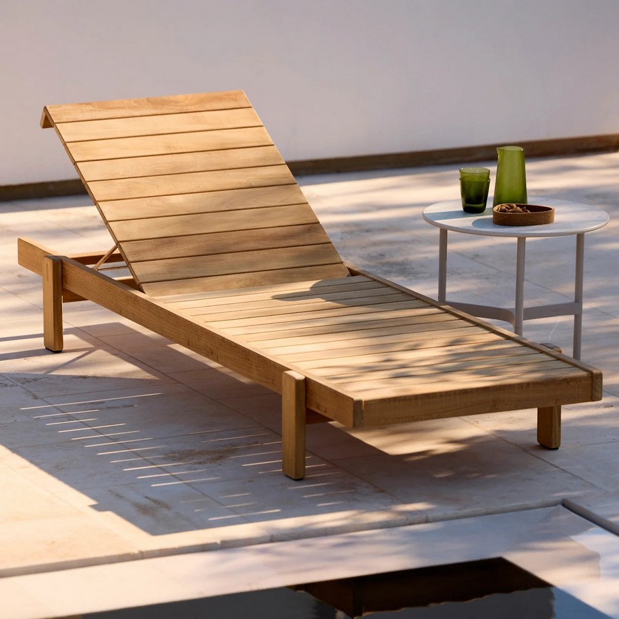 Luxusní zahradní lehátko Vista - Image 2