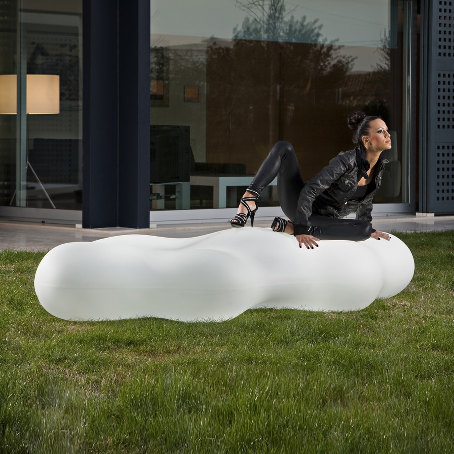 Designová zahradní lavička LAVA - Obrázek 3